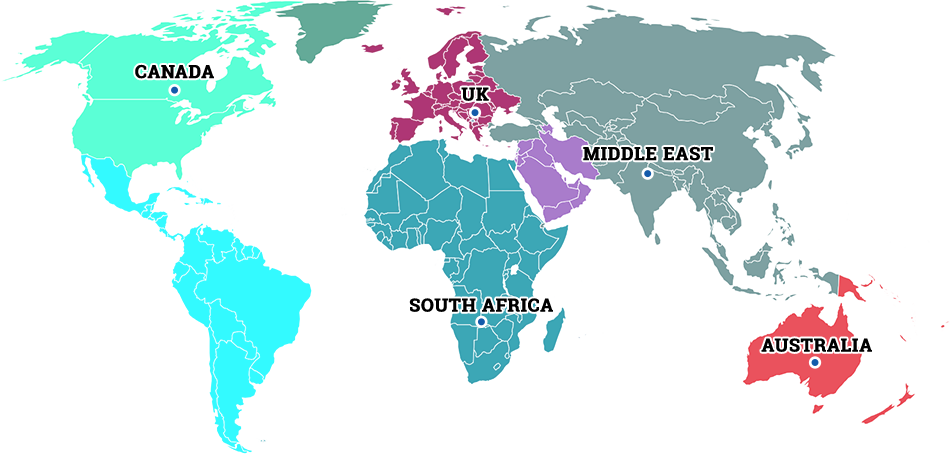 world map